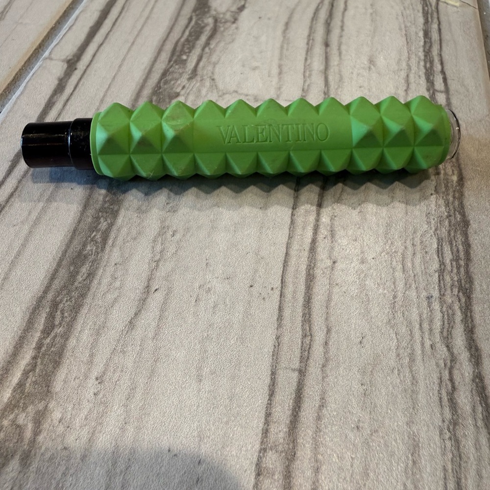EMPTY Valentino Green perfume Geometric Grip TRAVEL /Mini